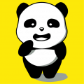 Funny kawaii style Panda to customize and print online.