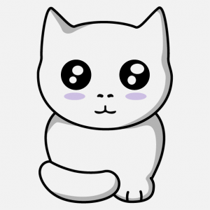 Customize a kitten t-shirt or mug with the cat kawaii design.