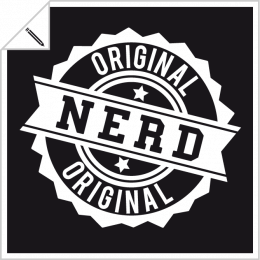 Nerd designs to customize and print online.