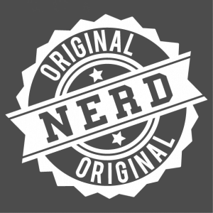 T-shirt Nerd custom stamp online.