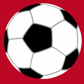 Soccer design, customizable three-color ball to be printed on t-shirt.