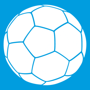 One color soccer ball, soccer design to customize and print on t-shirt.