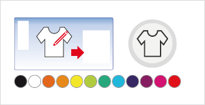 Customize the color of the t-shirt.