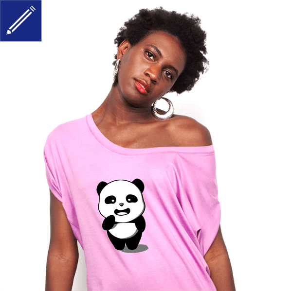 Funny panda kawaii t-shirt to create online.
